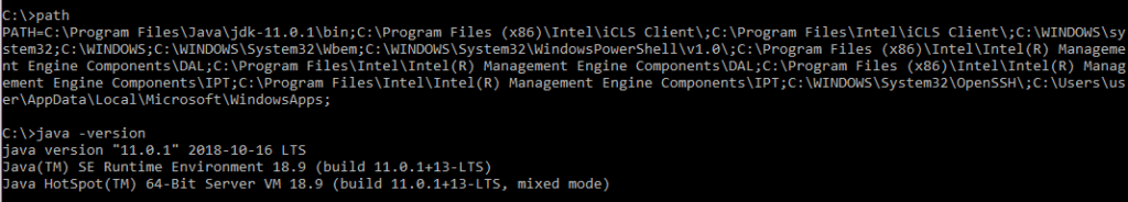 Verifying Java Development Kit (JDK) installation